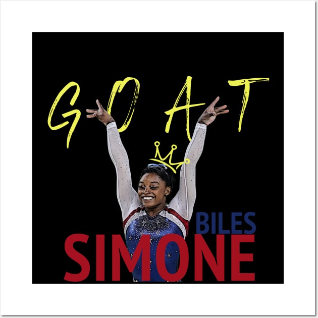 Simone Biles Goat Wall Art by GymFan